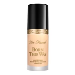 Almond Too Faced Born This Way Foundation Oil Free Very Light Brand New in Box